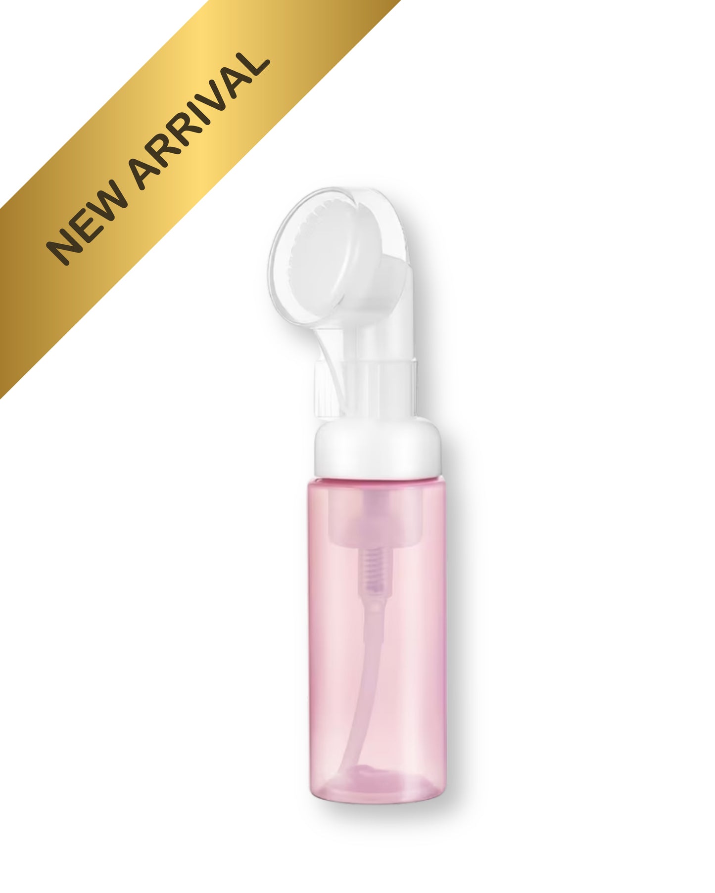 Flacon Pompe Mousse avec Brosse Rose 60 ml | Accessoire Nail Art Jana Nails