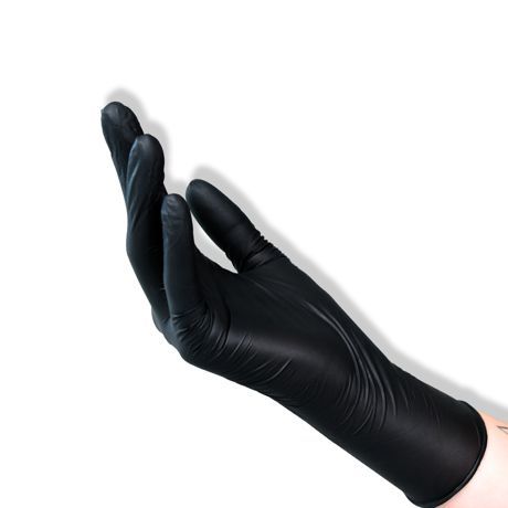 Gants en nitrile noir M - 100 pièces/paquet