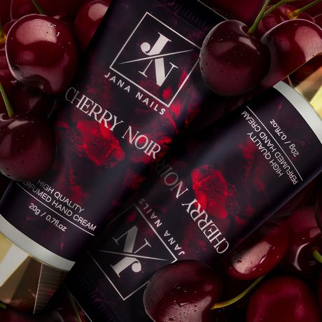 Cherry Noir - Crème pour les mains parfumée de luxe pour femmes / unisexe 20 gr