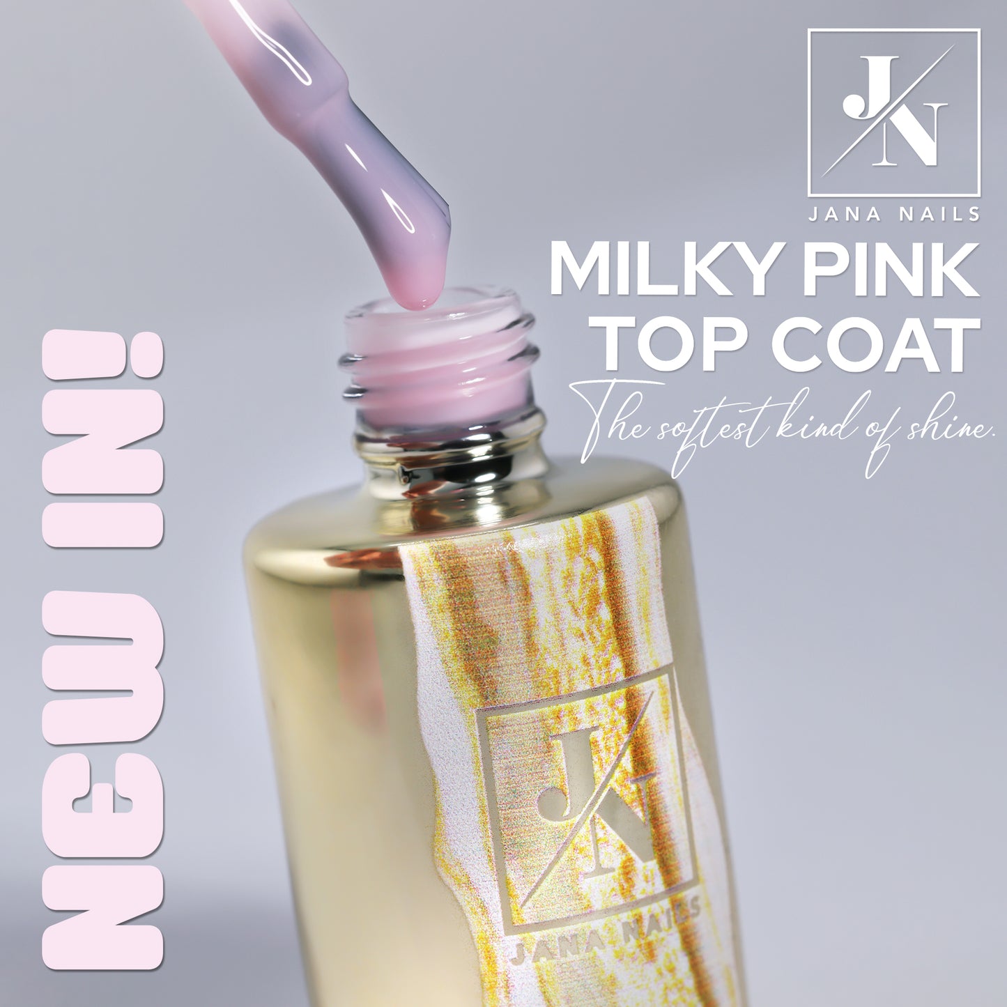 Milky Pink top coat - 10ml