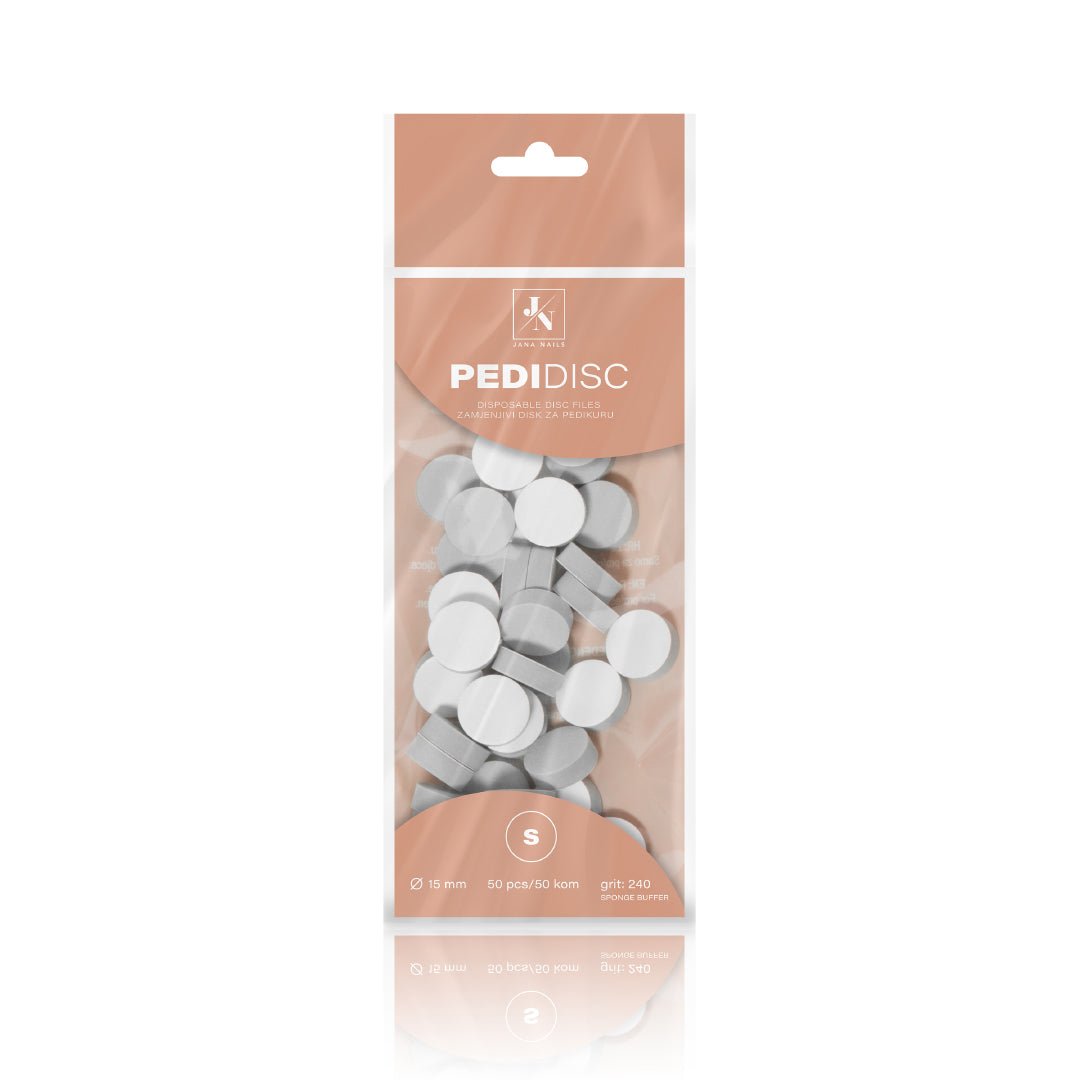 Disques jetables PediDisc (taille S) – disque mousse abrasive grain 240 – 50 pièces
