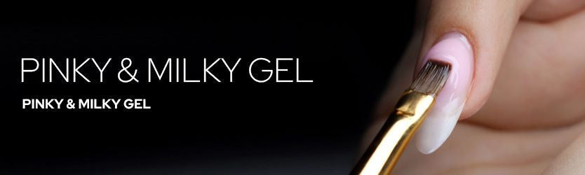 Pinky & Milky - Gels Rose et Laiteux pour Ongles Baby Boomer - Jana Nails