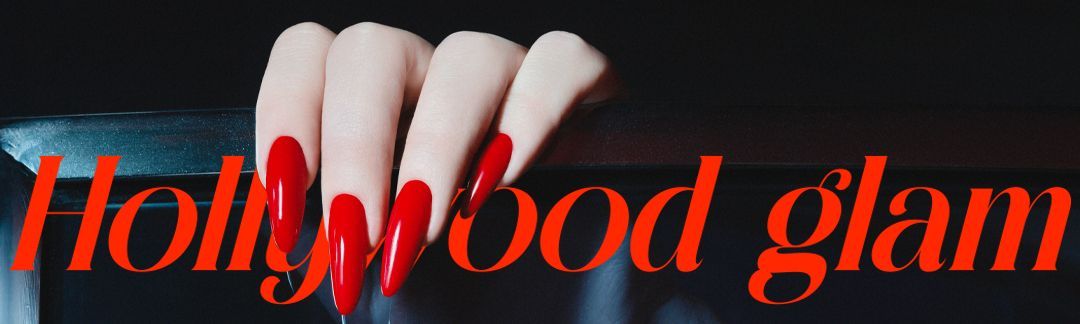 Hollywood Glam - Collection ongles glamour dorée et pailletée - Jana Nails France