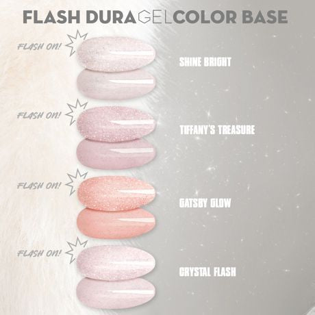 Duragel Color Flash - Gel Couleur pailleté et refléchissant - Jana Nails France