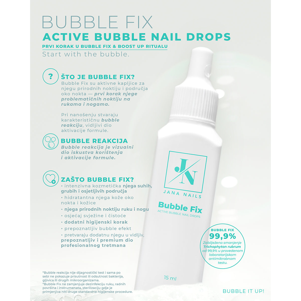 Bubble Fix active bubble nail drops 15 ml