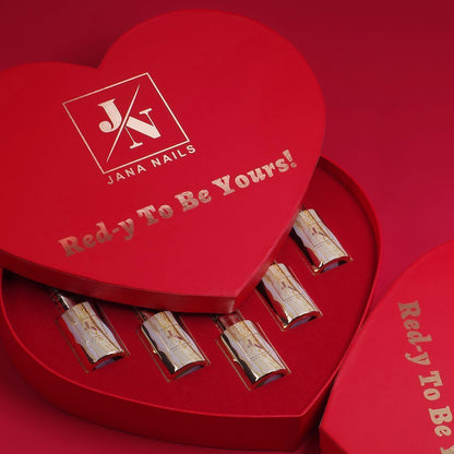 Red-y To Be Yours! - Heart box 5 pcs & Stickers