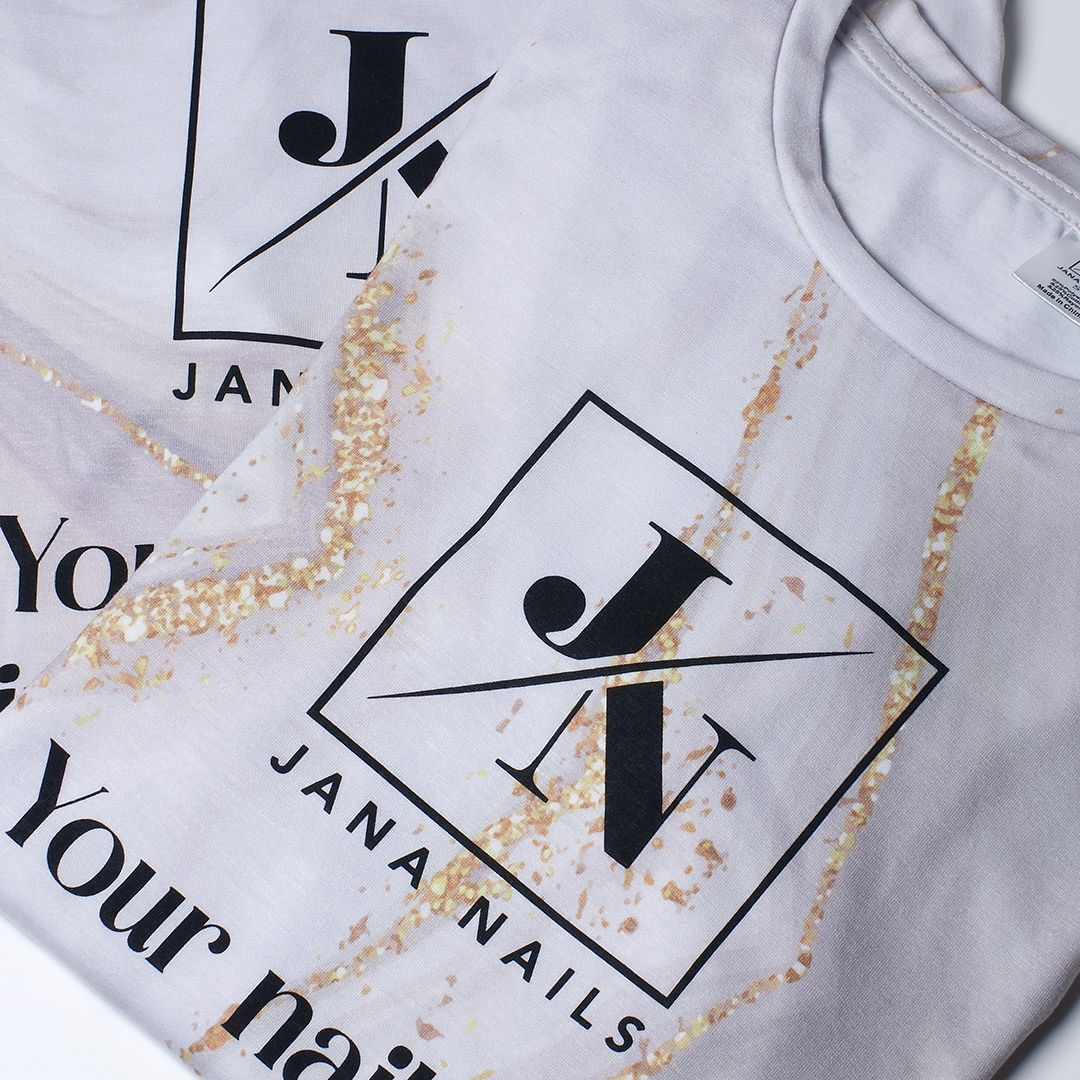 TEE SHIRT effet marbre - S