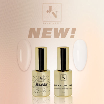 Milky top coat - 10 ml