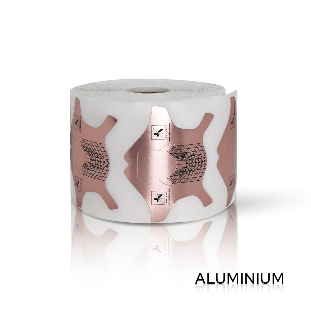 Chablons en aluminium or rose Jn / petit – 500 pièces