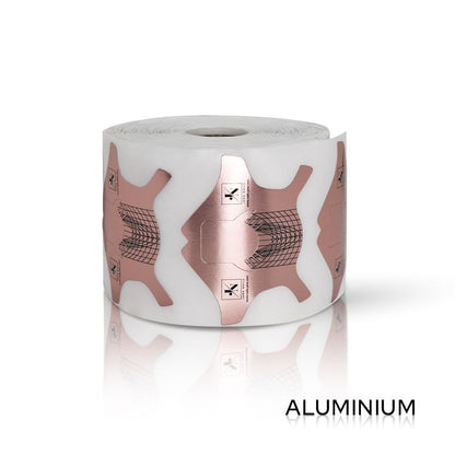 Chablons en aluminium or rose Jn / petit – 500 pièces
