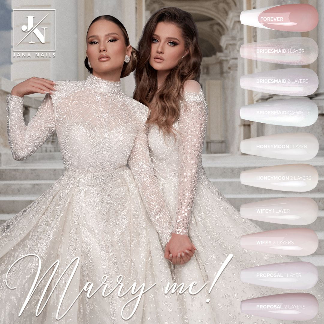 Gel polish W1 Forever White avec pinceau fin - 10 ml