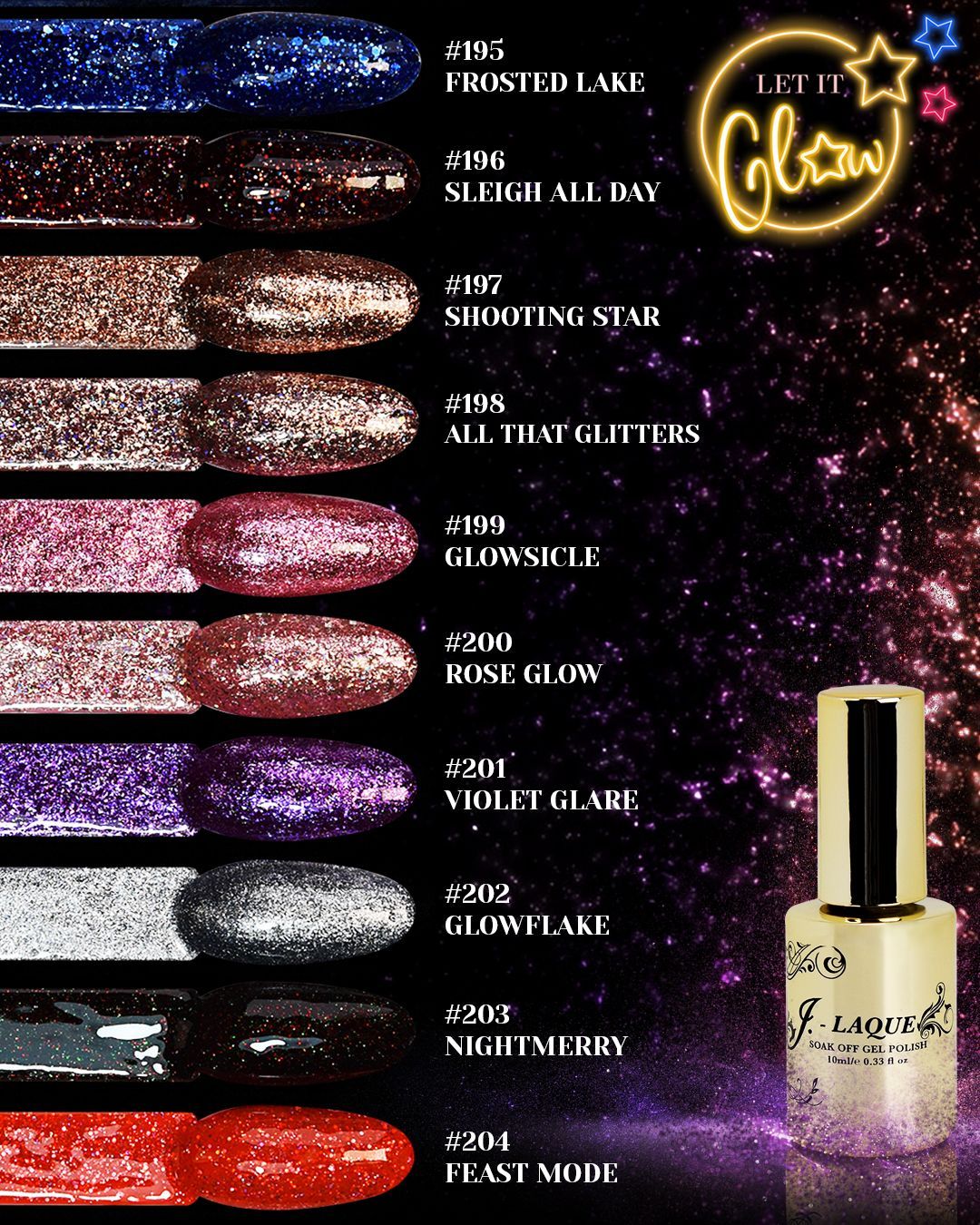 J.-Laque #203 Nightmerry - 10ml