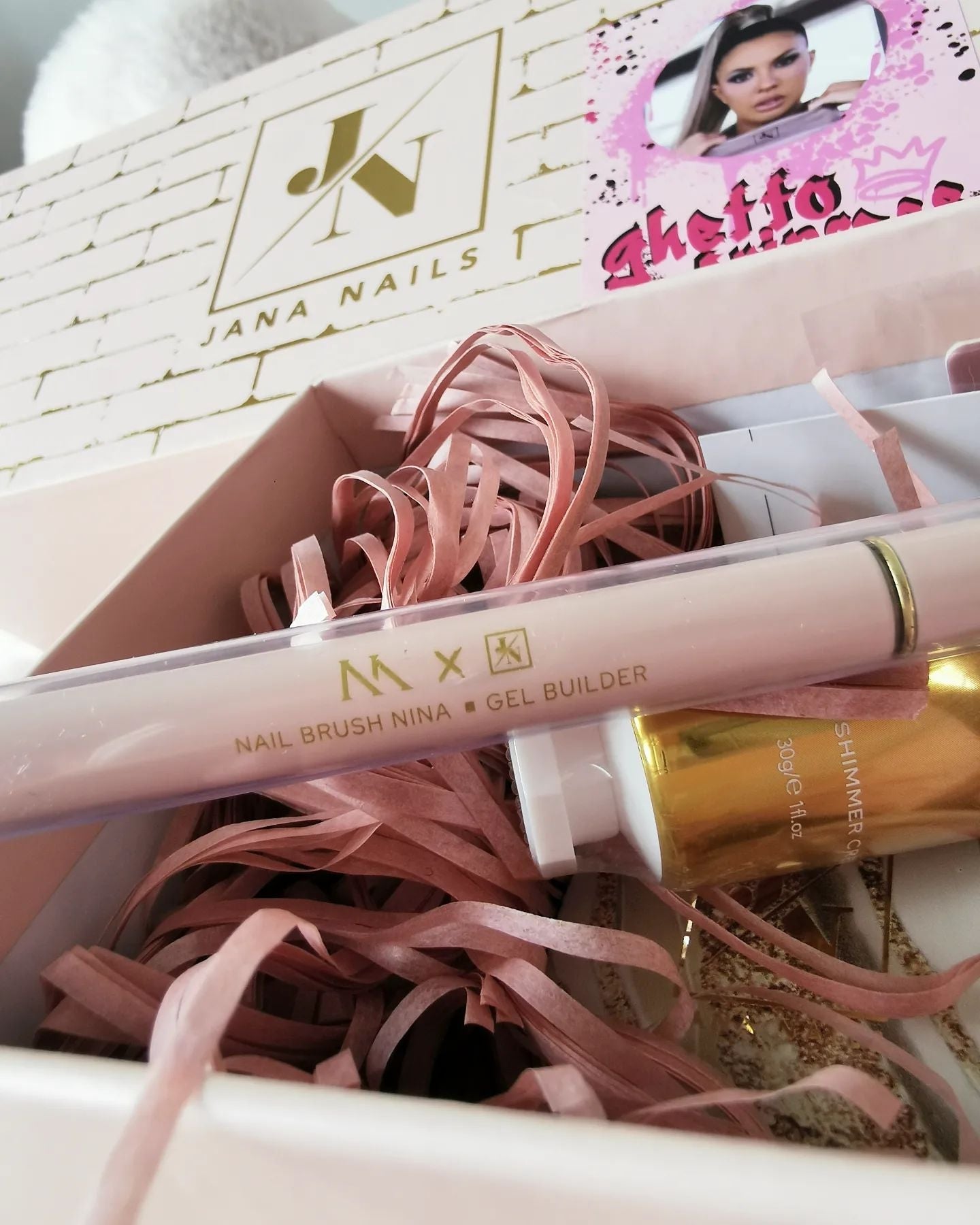 Pinceau à ongles NN x JN - gel de construction ovale
