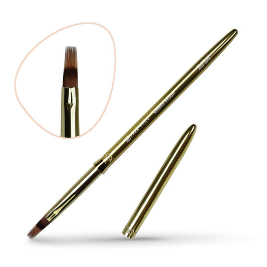 Long ombre brush gold