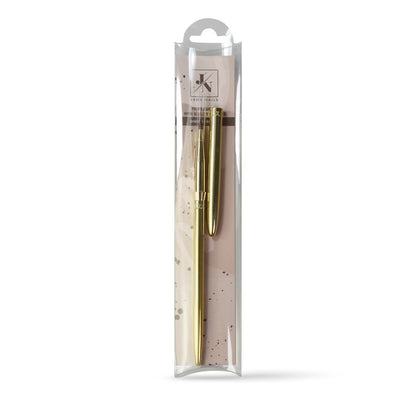 Long ombre brush gold