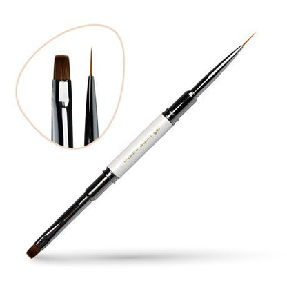 Pinceau gel double  / édition blanche JN - EXC1