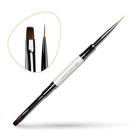 Pinceau gel double  / édition blanche JN - EXC1