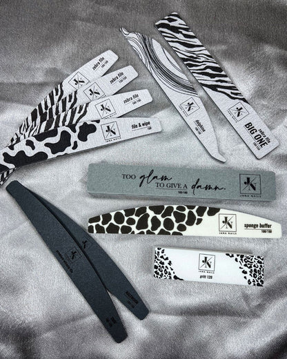 Lime Deluxe zebra file big one 100/150