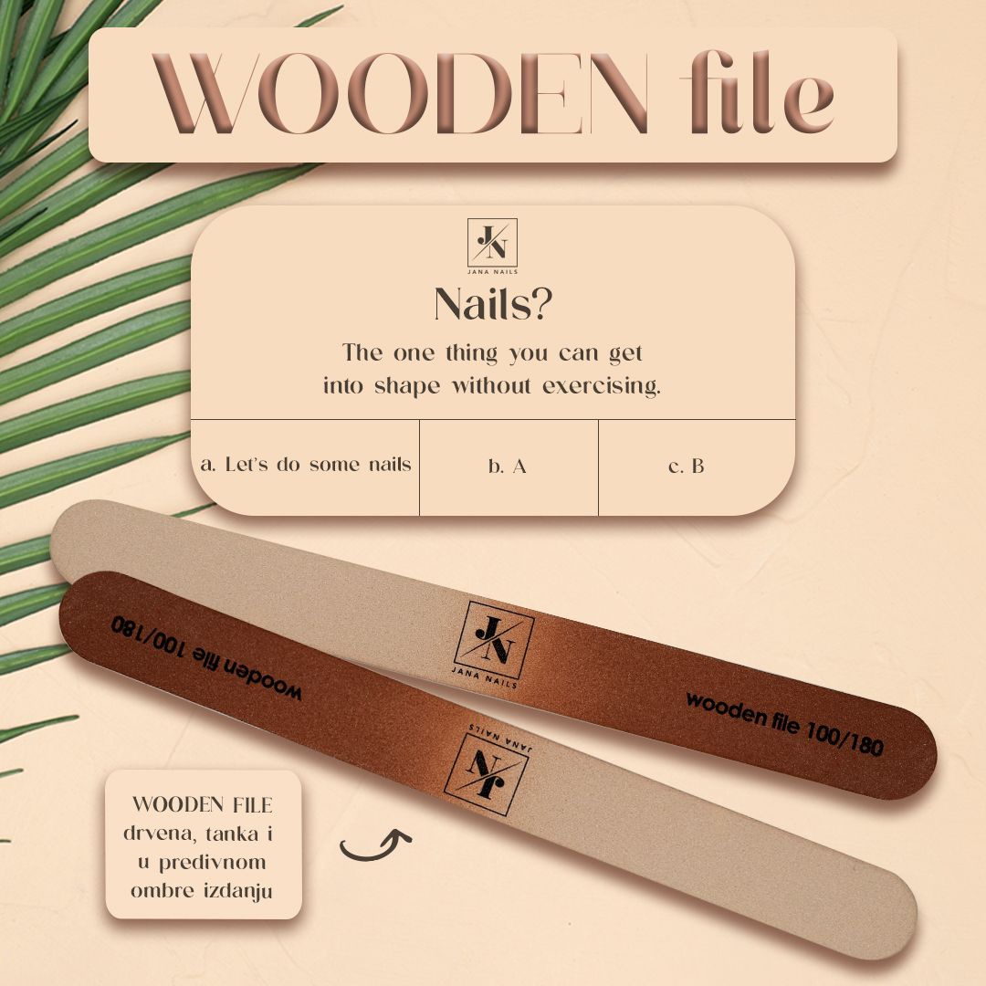 Lime wood file ombre #100/180