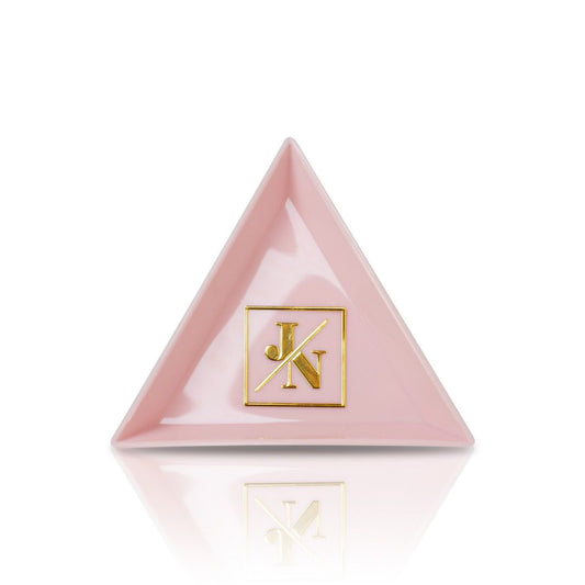 Mini plateau triangulaire en rose