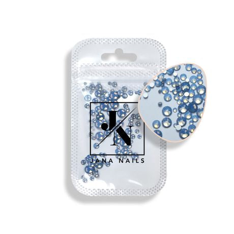 Mélange de diamants bleu opale, taille 100 pièces