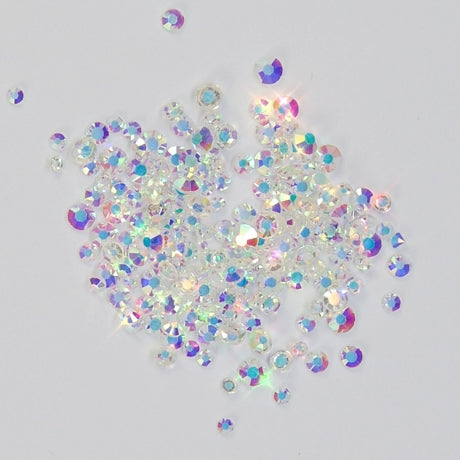 Mix Zircons Aurora white- 250pcs