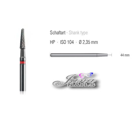 Embout #Karbid red long fine