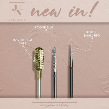 Embout #Tungsten karbid cone small red