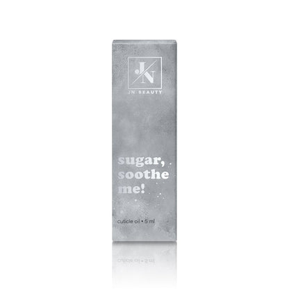 Sugar, soothe me!- mini huile pour cuticules argentée 5 ml