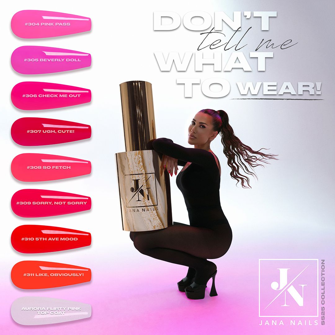 Aurora Flirty Pink top coat - 10ml