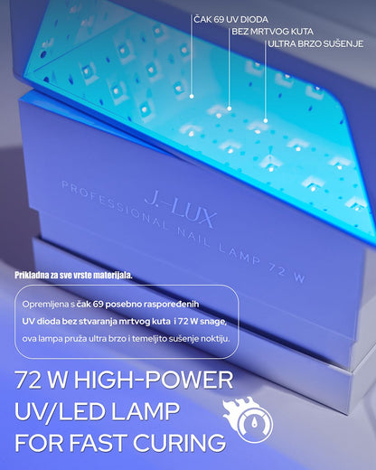 J.-LUX UV/LED lampe 72 W - 69 led pcs