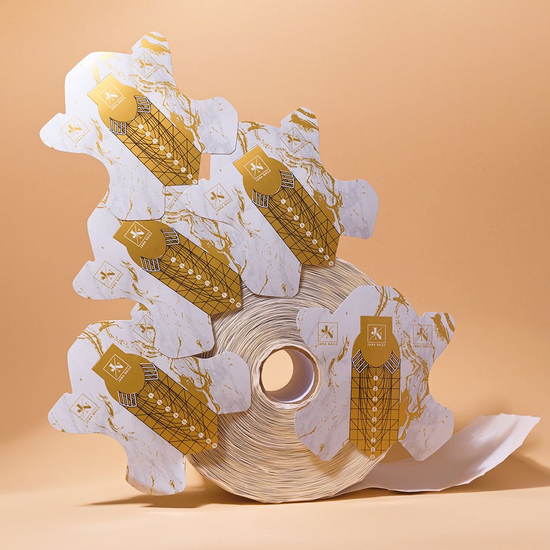 Chablons alu JN gold butterfly  - 500pcs