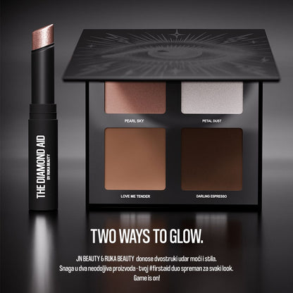 Ruka Beauty x JN Beauty - The Glam Aid Palette 4 x 2 g