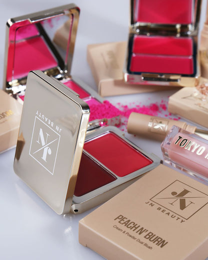 Peach N' Burn Cream & Powder Dual Blush 8 g