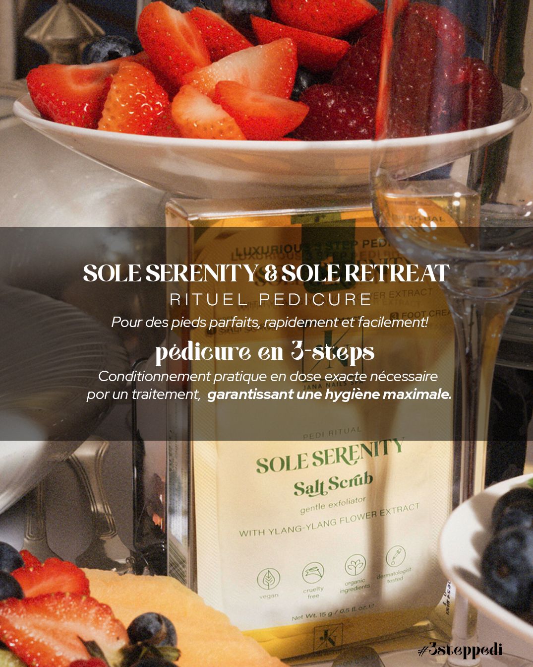 Sole Serenity - 3 step pedi ritual 3 x 15 g