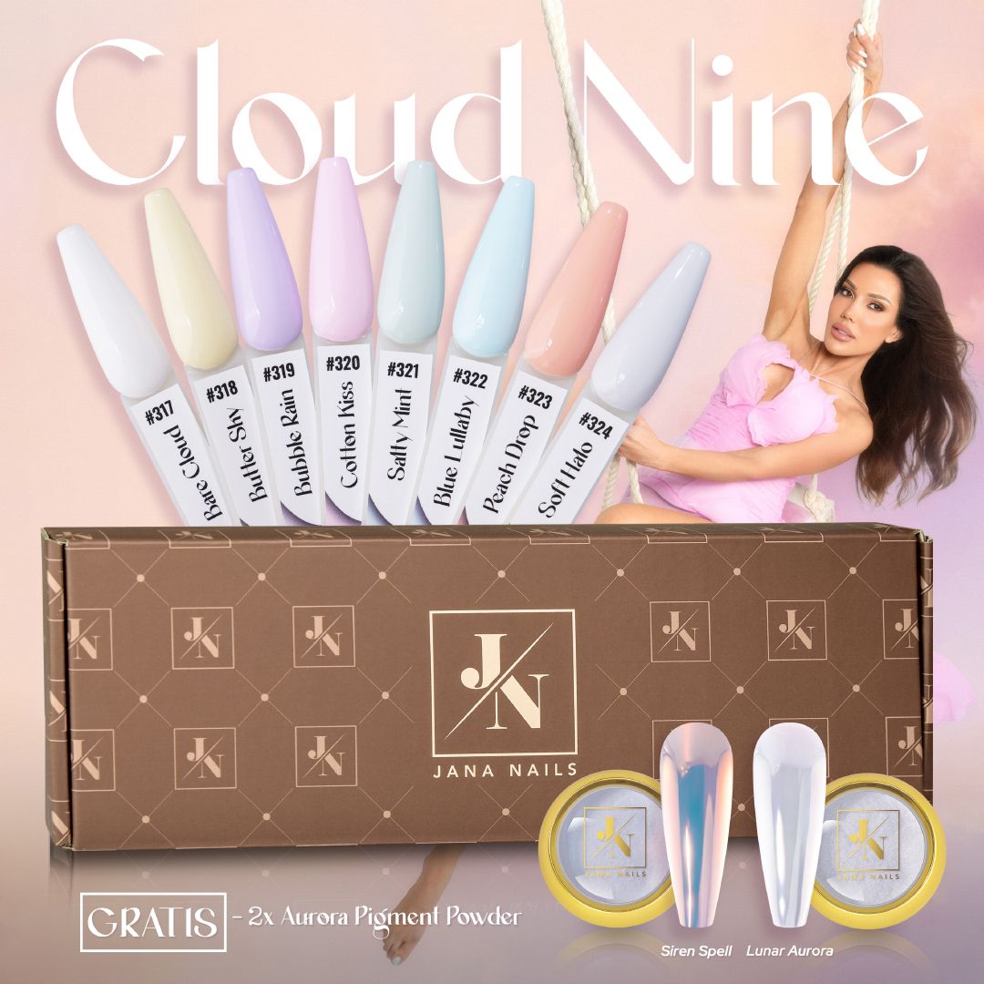 Cloud Nine - 8pcs ( 2 poudres Aurora OFFERTES) Edition Limitée