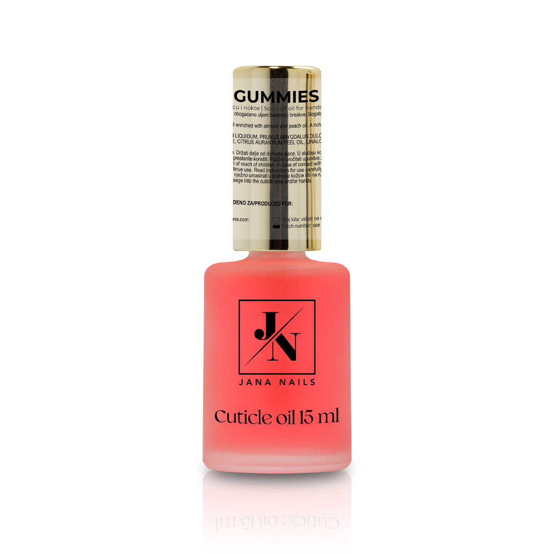 Huile pour Cuticules Gummies 15 ml – Parfum Bubble-Gum | Jana Nails
