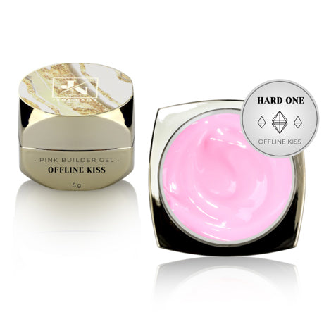 Hard One Builder Gel Offline Kiss 5g – Sans HEMA/TPO, Rose Bonbon | JANA NAILS