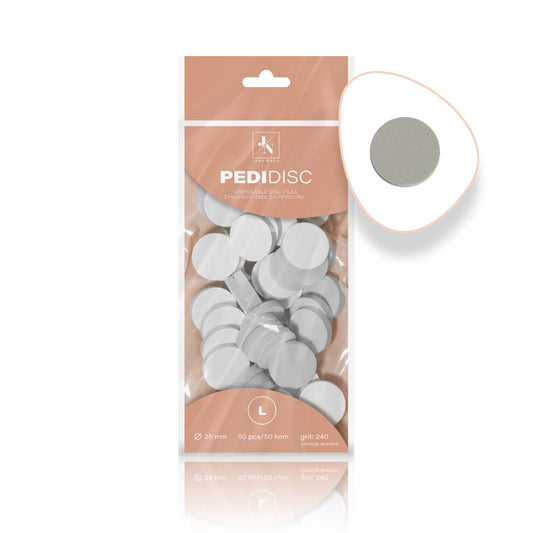 Disques jetables PediDisc taille L – disque mousse abrasive grain 240 – 50 pièces