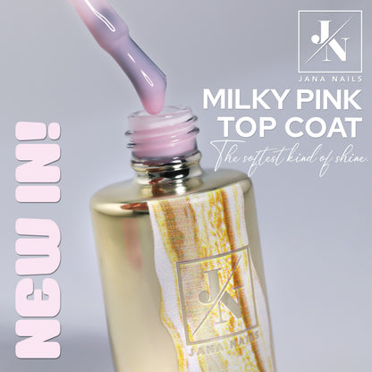 Milky Pink top coat - 10ml