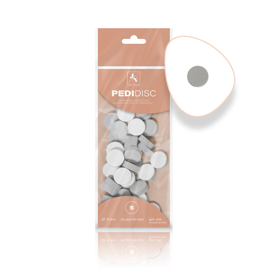 Disques jetables PediDisc (taille S) – disque mousse abrasive grain 240 – 50 pièces