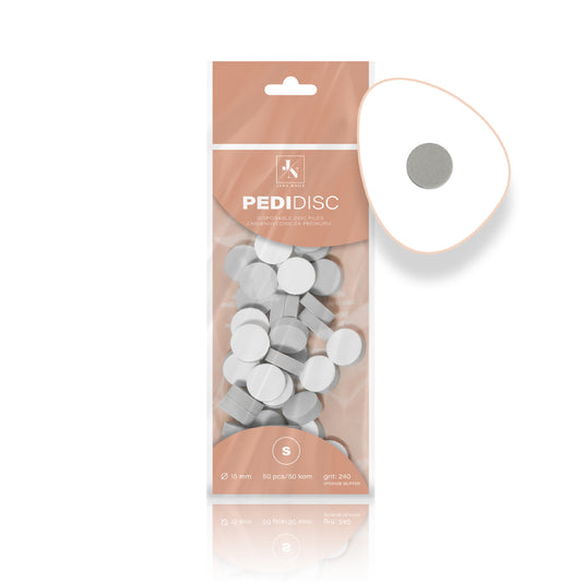 Disques jetables PediDisc (taille S) – disque mousse abrasive grain 240 – 50 pièces