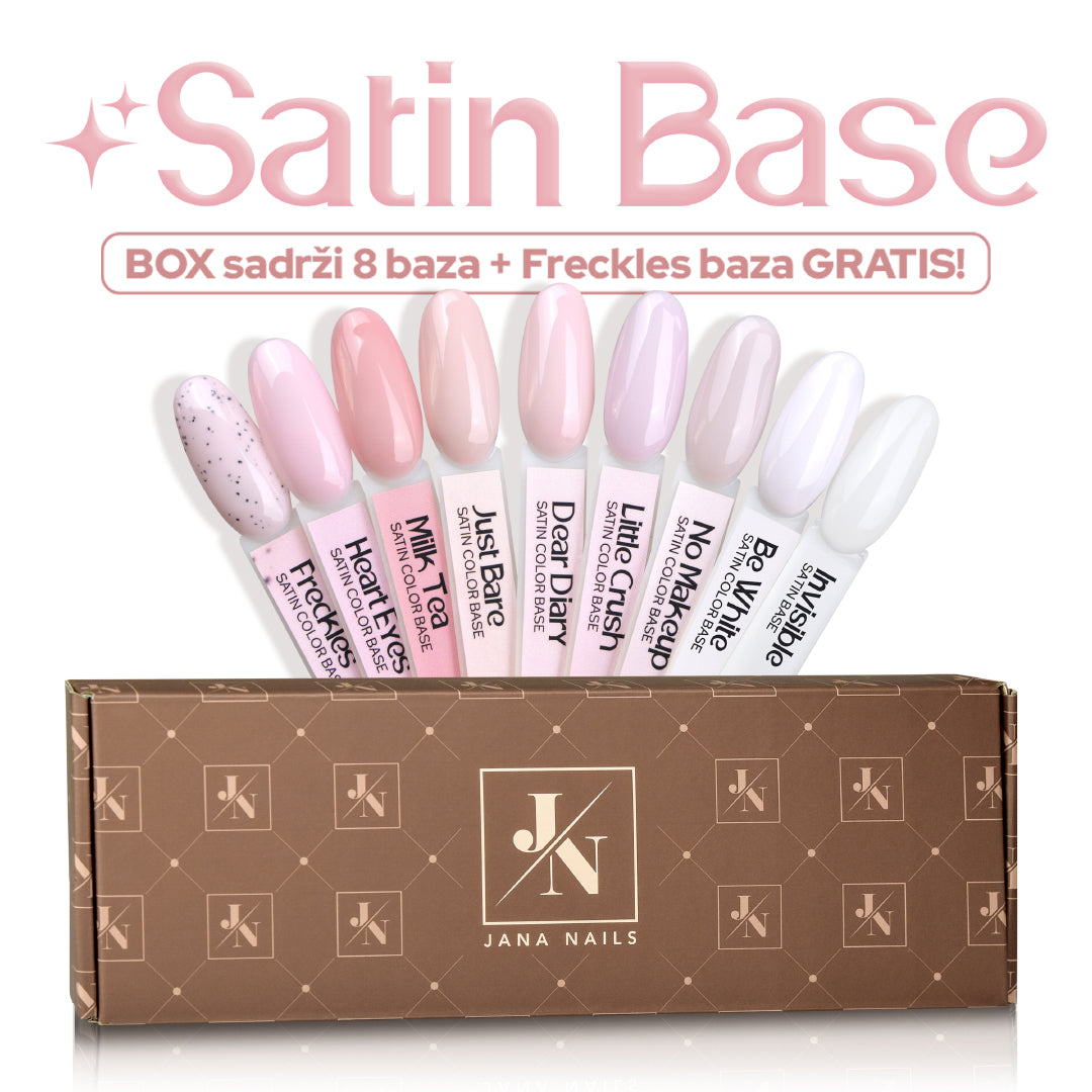 Satin Base Box – 8 pcs + 1 Satin Base GRATIS
