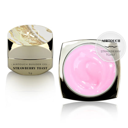 AirTouch builder gel Strawberry Toast 5g – teinte rose bébé crémeuse pour ongles professionnels"