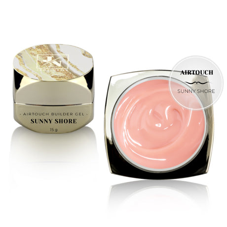 AirTouch Builder Gel Sunny Shore 15g – Sans HEMA, Nude Pêche Bonne Mine | JANA NAILS
