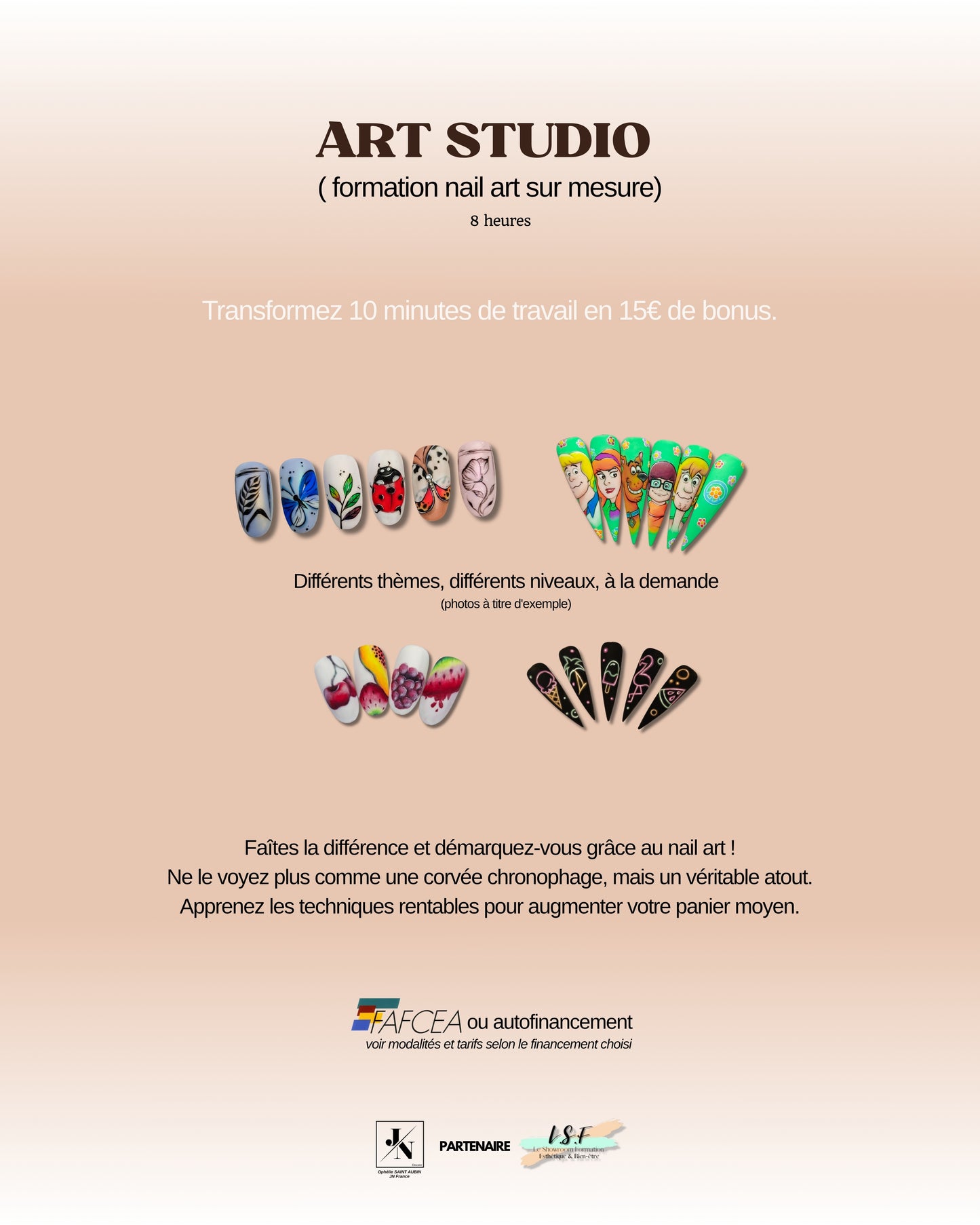 Formation Nail Art  "ART STUDIO" sur mesure