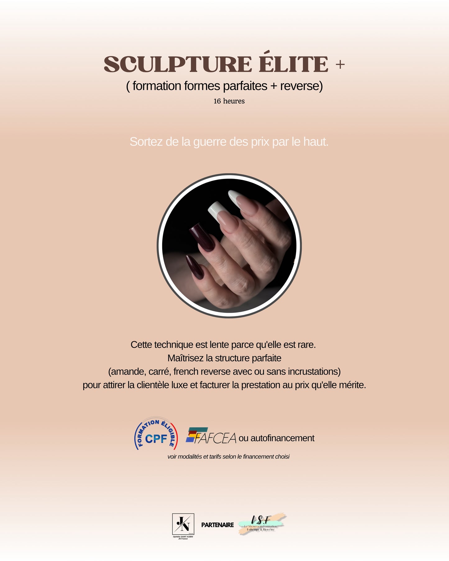 Formation Formes Parfaites et Reverse "SCULPTURE ELITE+  2 jours"