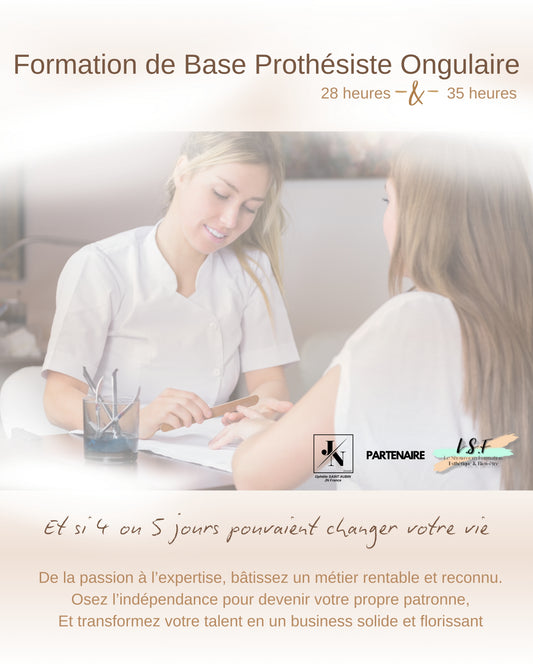 Formation Certifiante "Formation de base Prothésiste Ongulaire 28 H"